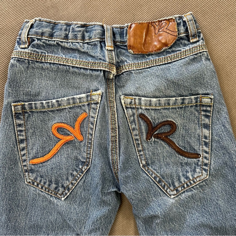 Lot Of 2 Rocawear Boys Jeans Straight Leg Original Fit Adjustable Waist Size 6 - Picture 8 of 13